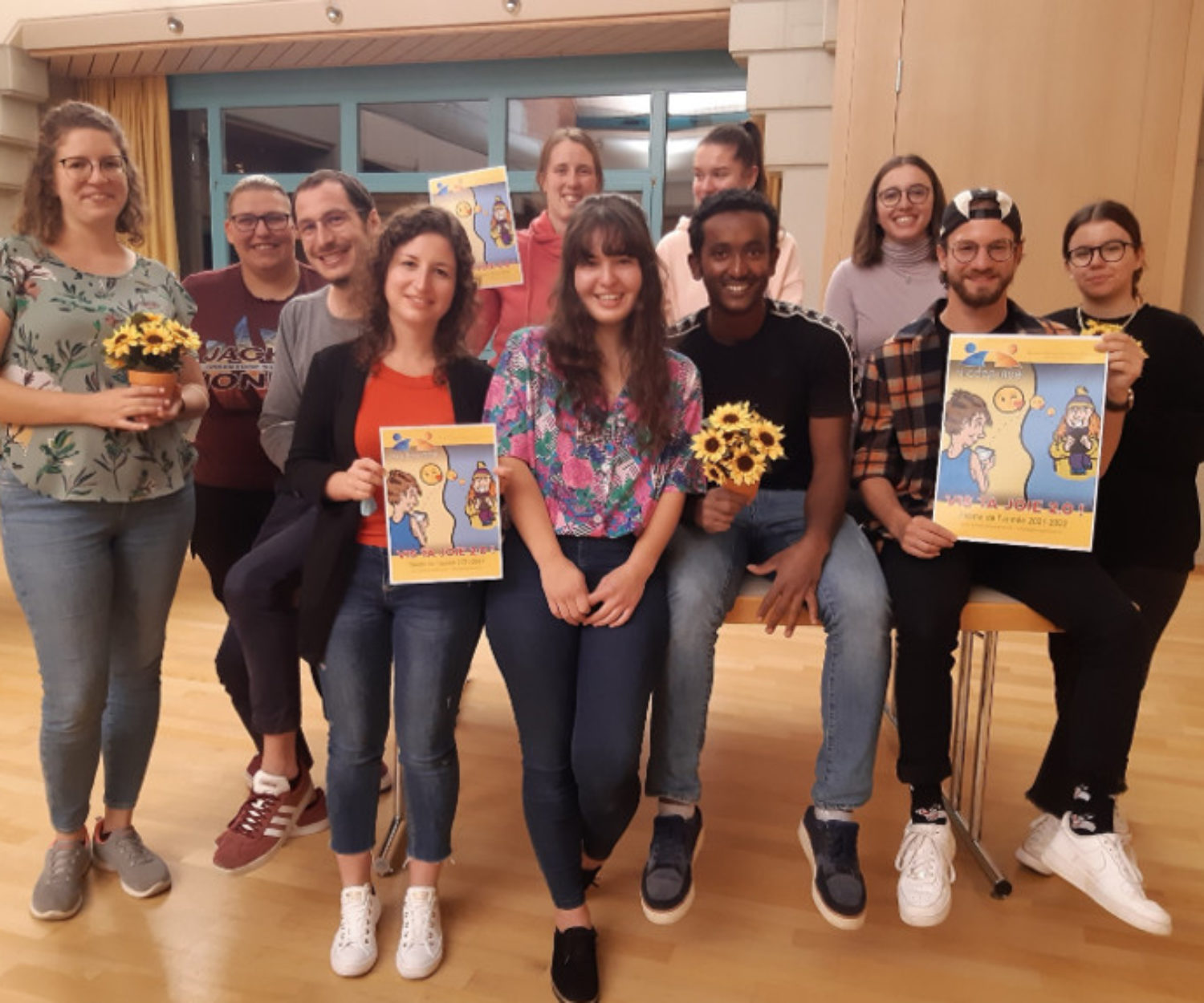 une partie des bénévoles